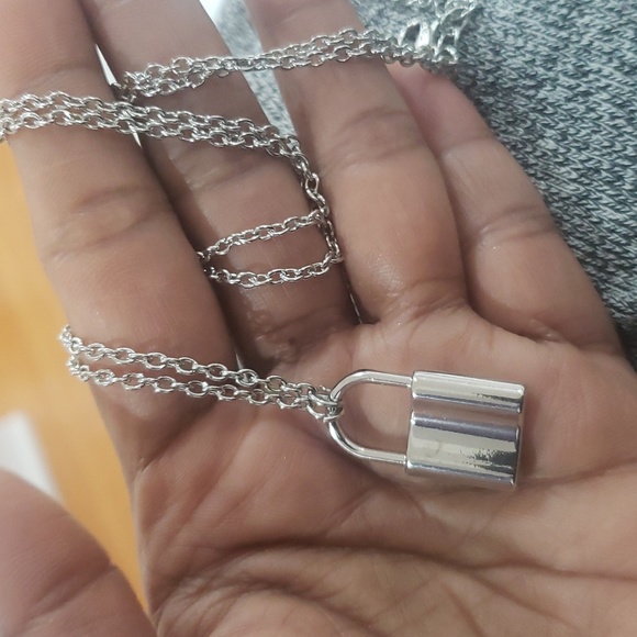 Women/men Dainty Layered Choker Necklace Pendant Adjustable Punk - Picture 11 of 12